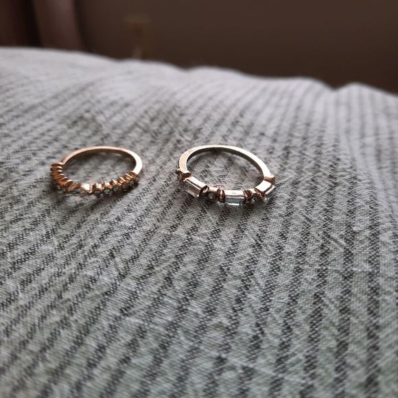 Aldo Stackable Gold Colored Rings - Picture 1 of 3